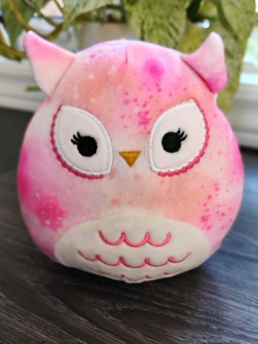 Olalla the Owl Squishmallow 5" Pink Tie Dye